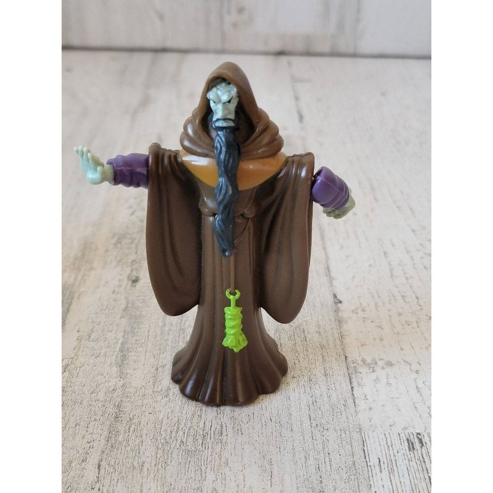 Burger king 1997 wizard evil kids club toy figure villain